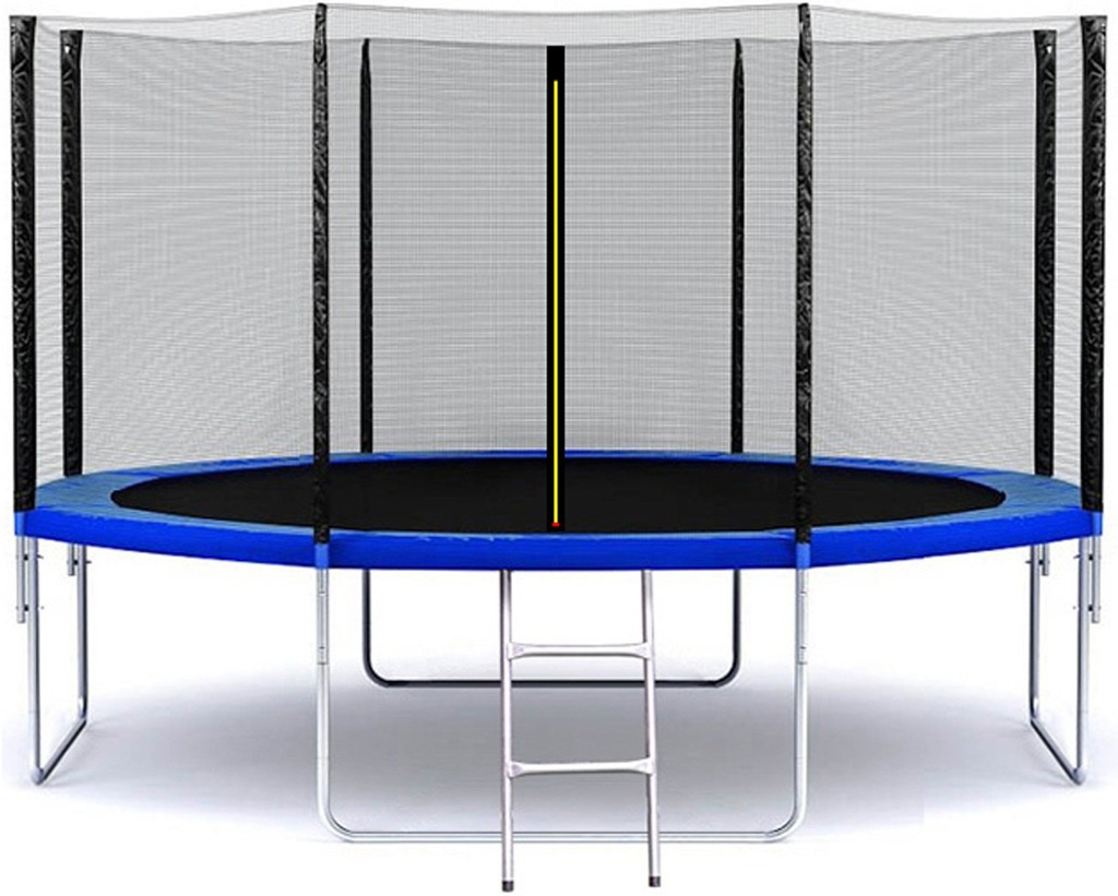 TRAMPOLINA OGRODOWA 360CM SIATKA DRABINKA GRATIS