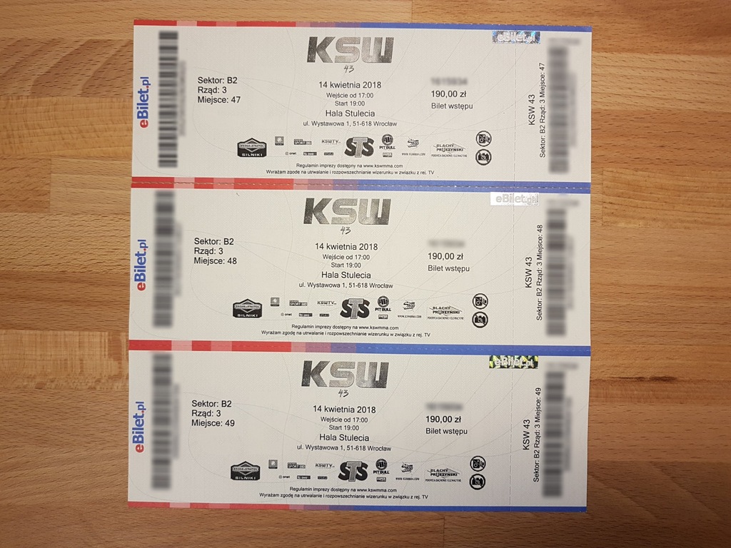 Bilety KSW 43 Wrocław- WYJŚCIE ZAWODNIKÓW- TANIEJ!