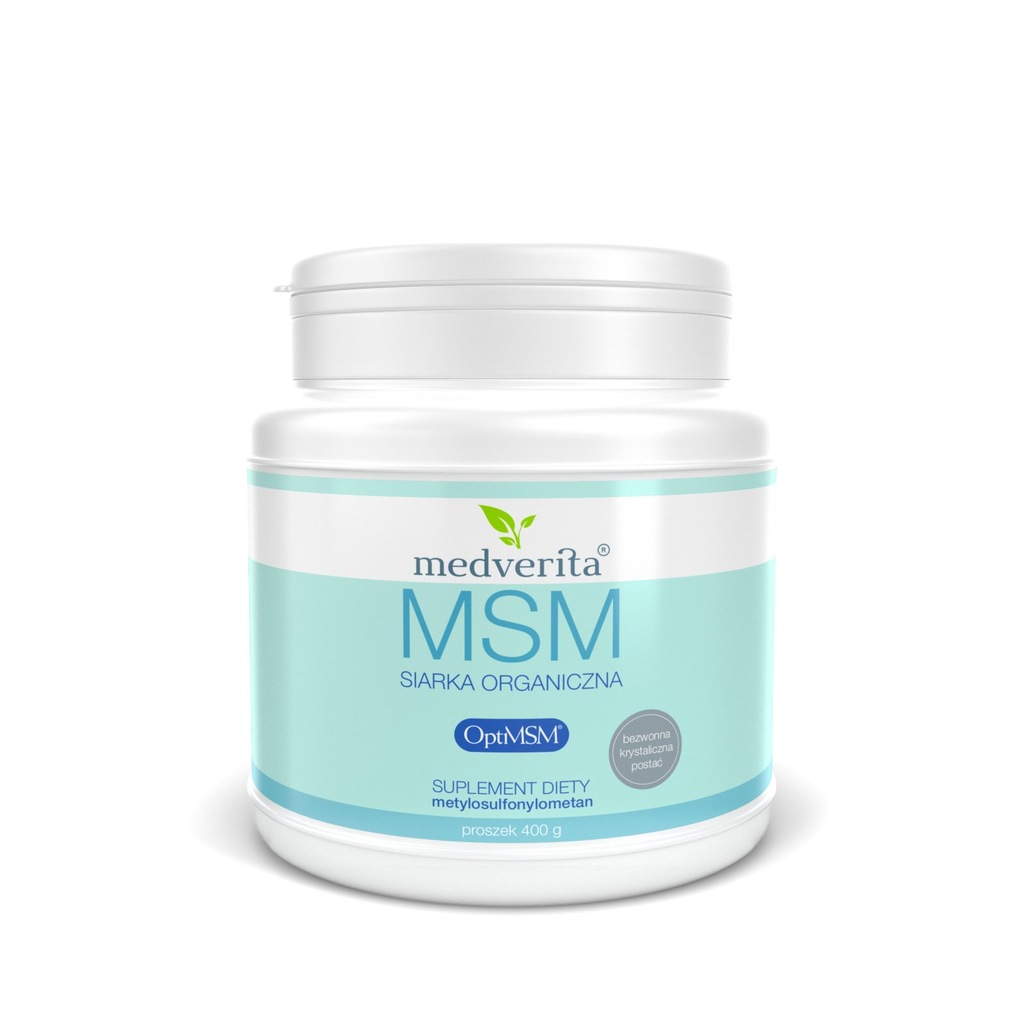MSM 400g OptiMSM siarka organiczna z USA najlepsza