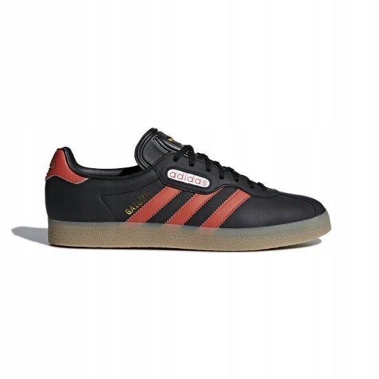 Adidas gazelle super black orange on sale