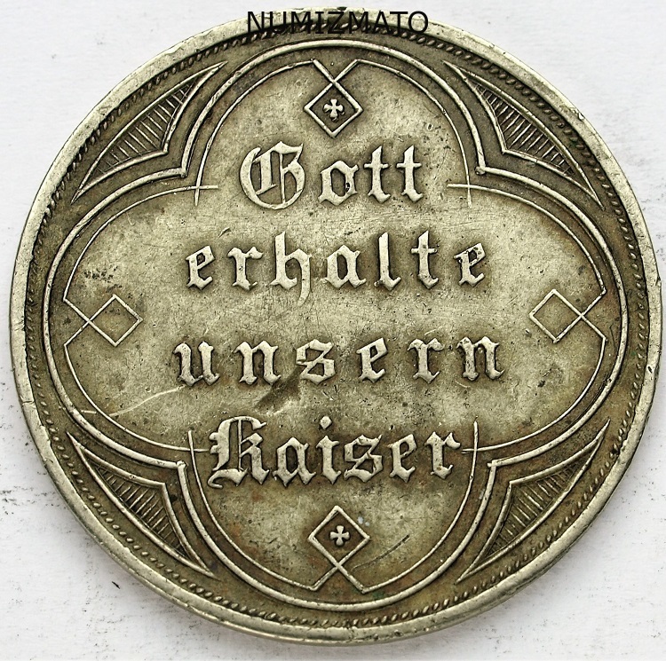 Medal Fryderyk III 1888 GOTT ERHALTE UNSERN KAISER - 7206044502 ...