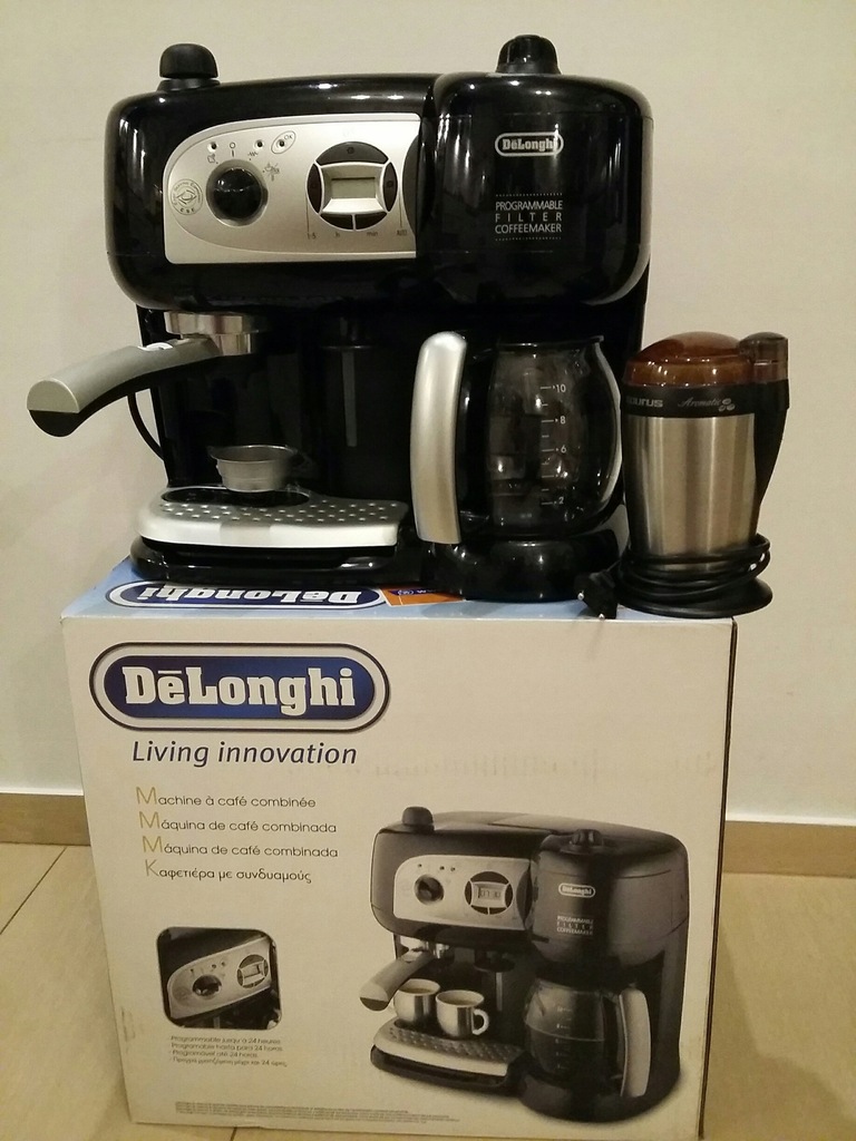 Expres Delonghi Combo BCO264 + Młynek