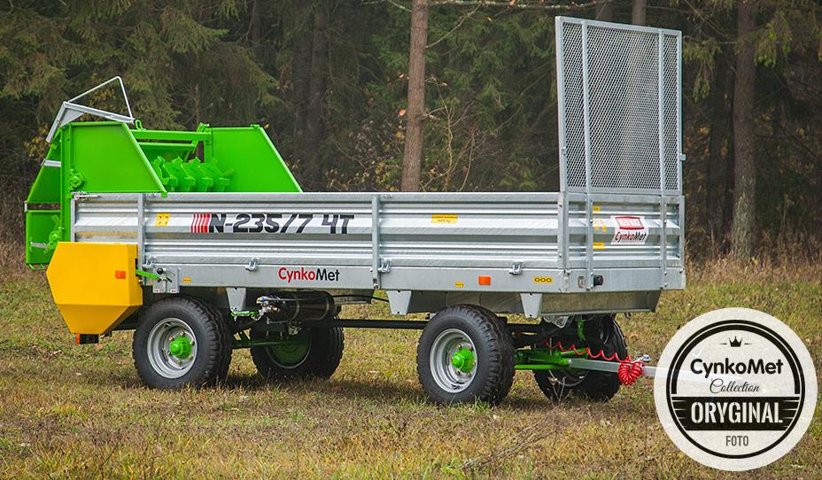 Rozrzutnik obornika dwuosiowy CYNKOMET N-235/6 4T