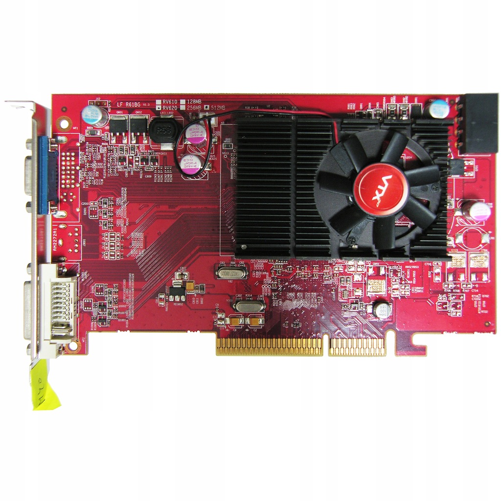 AGP X8 ATI HD 3450 512 MB VTX 100% OK 2eJ