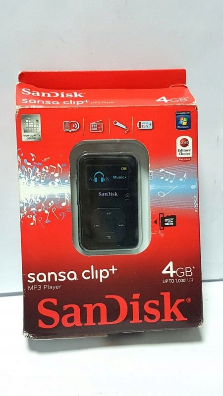 MP3 SAND DISK SANSA CIP+ KOMPLET