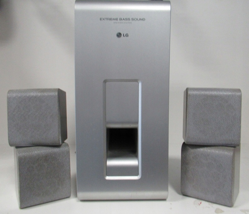 LG SUBWOOFER + 4 GŁOŚNIKI