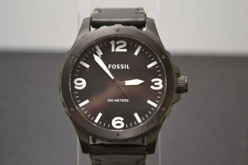 FOSSIL NATE JR-1448  #BLACKMAT
