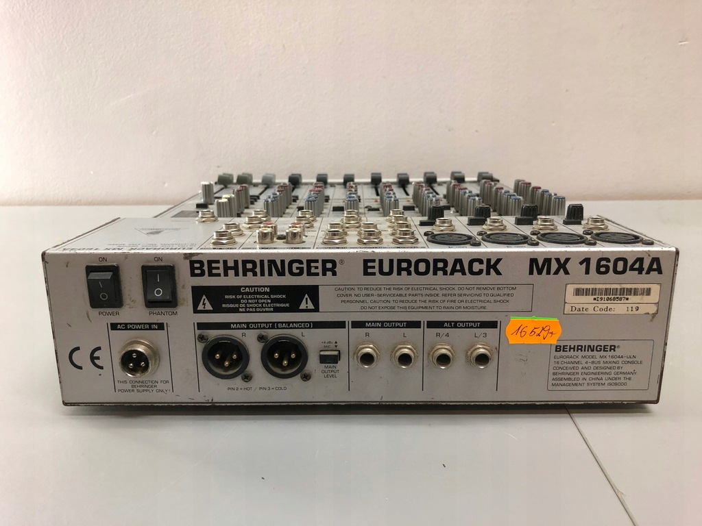 BEHRINGER EURORACK ミキサーMX1604A Behringer Eurorack MX1604A Mixer - Audio Shop Nepal