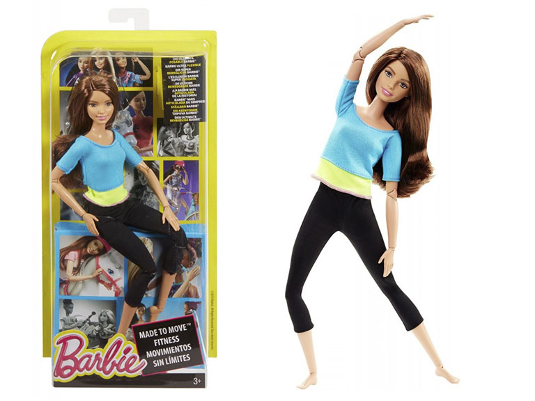 LALKA BARBIE MADE TO MOVE RUCHOMA SZATYNKA DJY08
