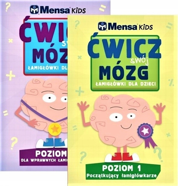Pakiet. Mensa Kids. Ćwicz swój mózg. Poziom 1-2