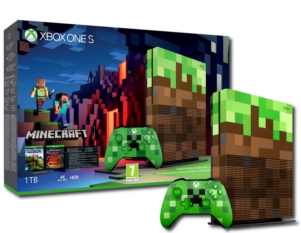 Майнкрафт на xbox series s. Xbox one s 1tb. Майнкрафт Xbox one Edition. Xbox one s Minecraft Edition. Xbox one s Minecraft Limited Edition.