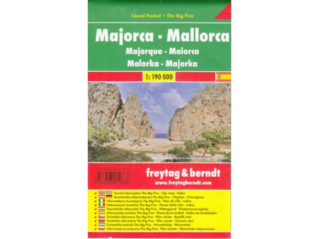 majorka mapa drogowa MAJORKA Hiszpania mapa drogowa laminowana FB NOWA   7220432949 