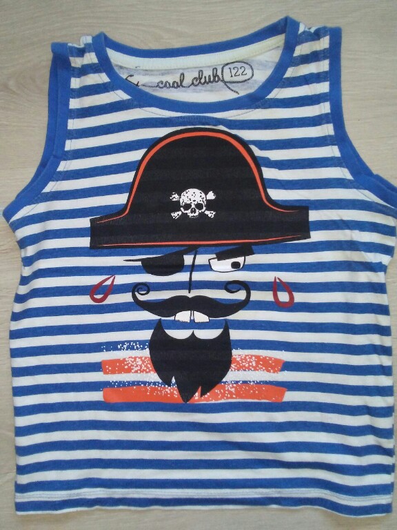 Top koszulka COOL CLUB 122 paski pirat