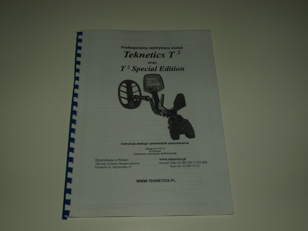 TEKNETICS T2 / T2 SPECIAL EDITION - INSTRUKCJA .