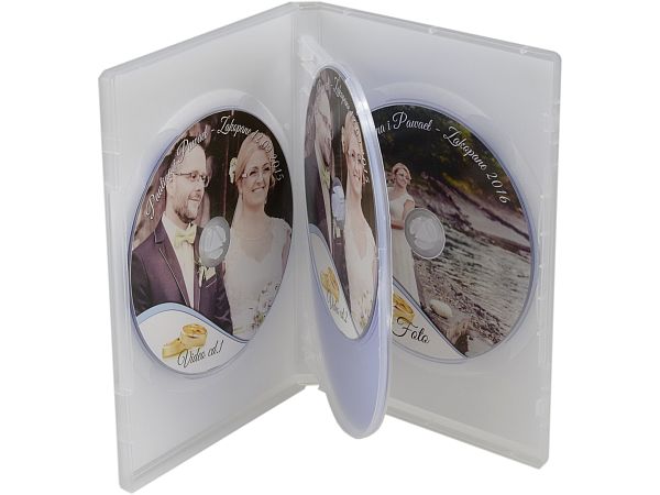 NADRUK CD/DVD + opakowanie(box 3cd - matowe)