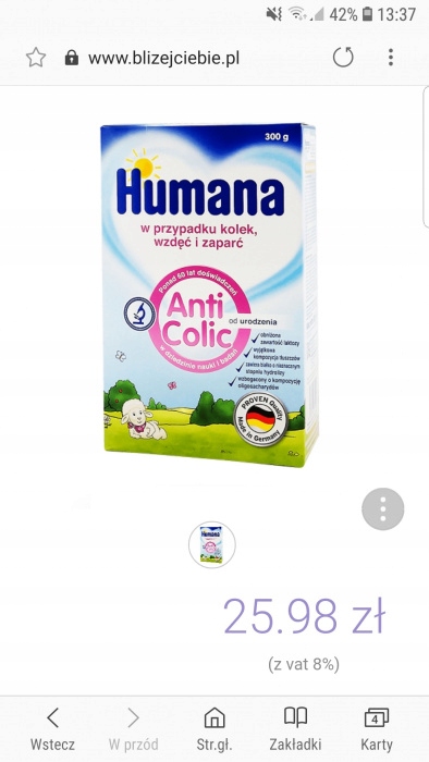 Mleko Humana Anticolic