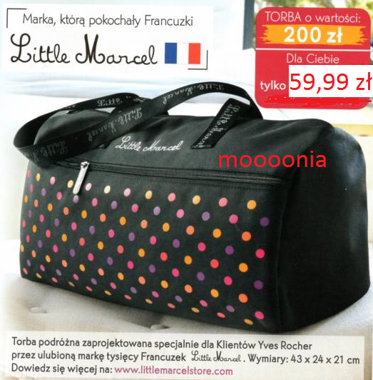 torba YVES ROCHER torebka LITTLE MARCEL 7419156975 oficjalne archiwum Allegro