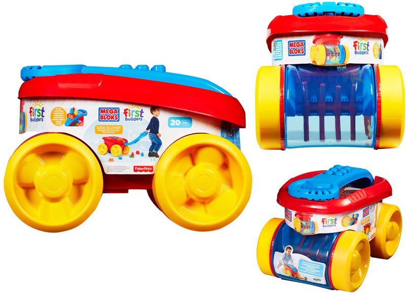 MEGA BLOKS KLOCKI POJAZD ZBIERACZ KLOCKÓW CNG23