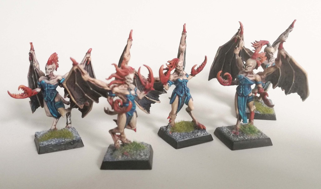 Dark Elf Harpies | Chaos Furies | Demonettes