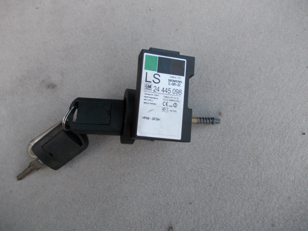 OPEL CORSA C IMMOBILIZER KLUCZYK 24445098