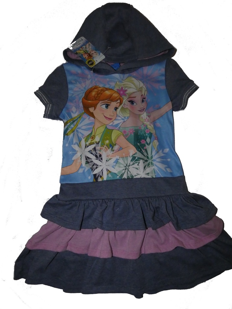 Disney Sukienka z Elzą roz 104-110