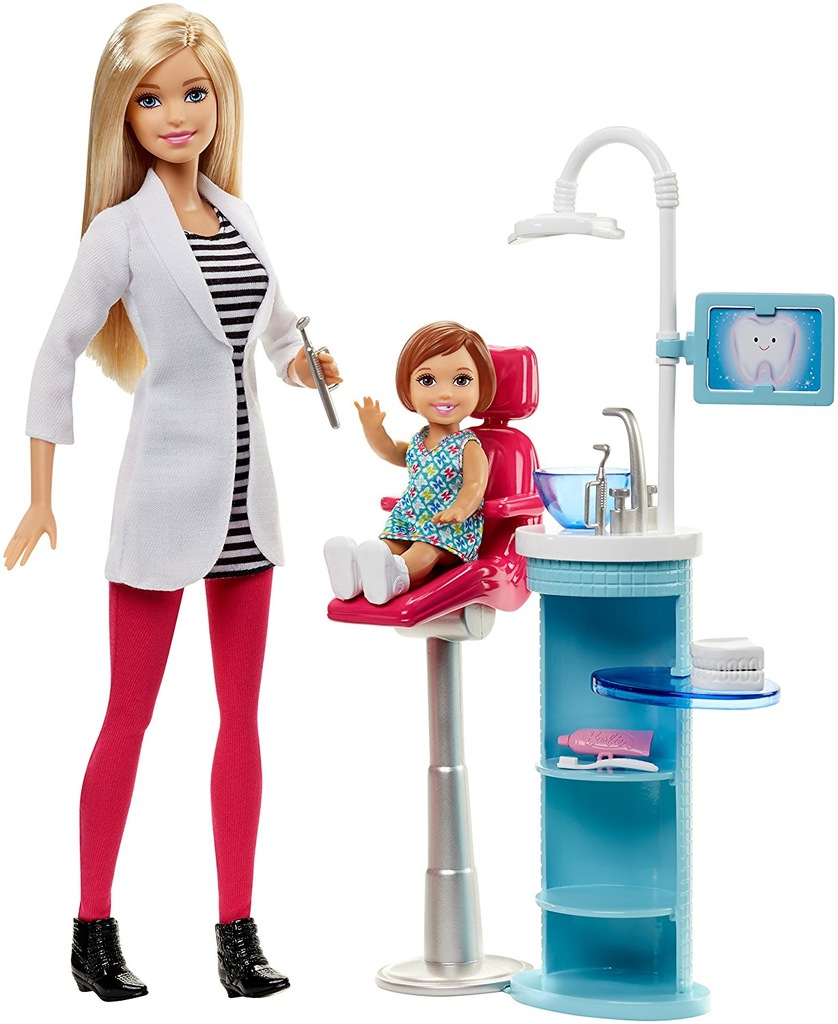 BARBIE DENTYSTKA DENTYSTA AKCESORIA DHB64 UNIKAT