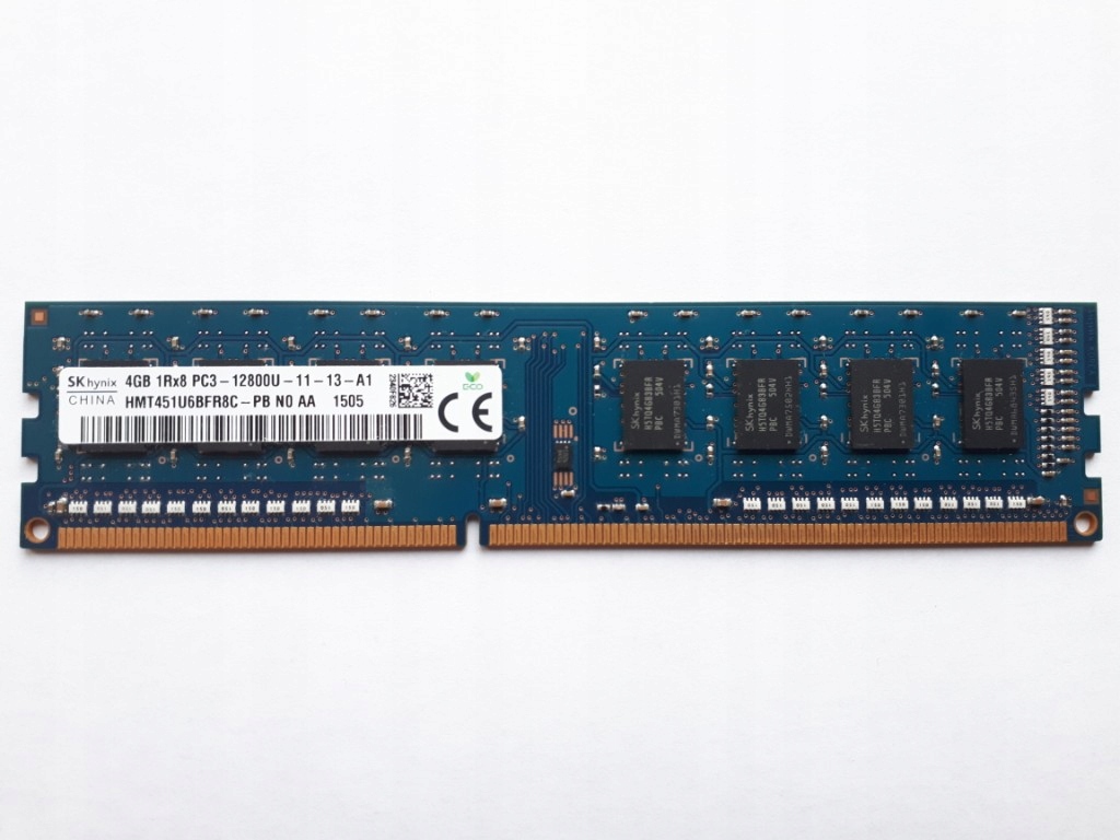4GB DDR3 Hynix 1600Mhz HMT451U6BFR8C-PB
