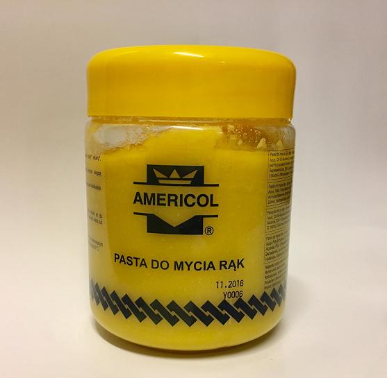 AMERICOL PASTA BHP DO MYCIA RĄK ŻÓŁTA MOCNA 500G