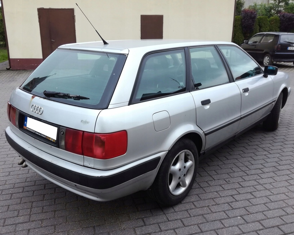 Audi 80 B4 1.9 tdi avant ( kombi) srebrny - 7462622823 - oficjalne archiwum Allegro