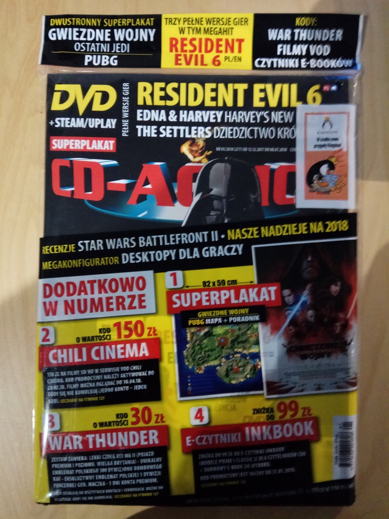 CD-Action 01/2018 RESIDENT EVIL 6 EDNA - kody