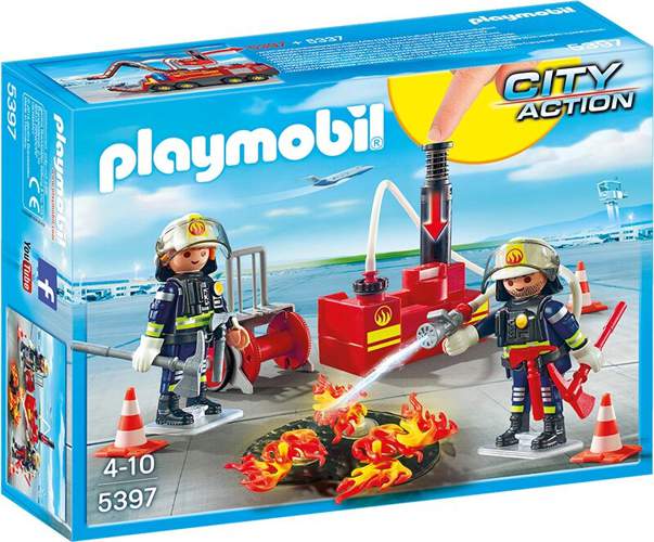 *PLAYMOBIL 5397 Straż pożarna strażacy z hydrantem
