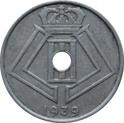 25 centymów 1939 Belgique st.III
