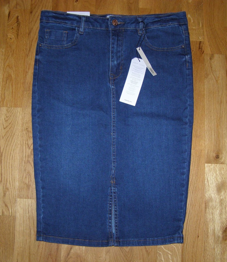 NEW LOOK PENCIL nowa jeansowa ołówkowa spódnica 40