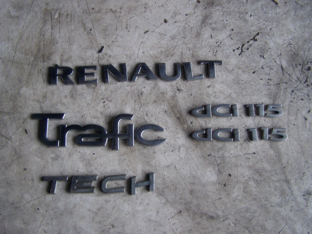 KPL LOGO EMBLEMAT RENAULT TRAFIC II 115 DCI 2.0