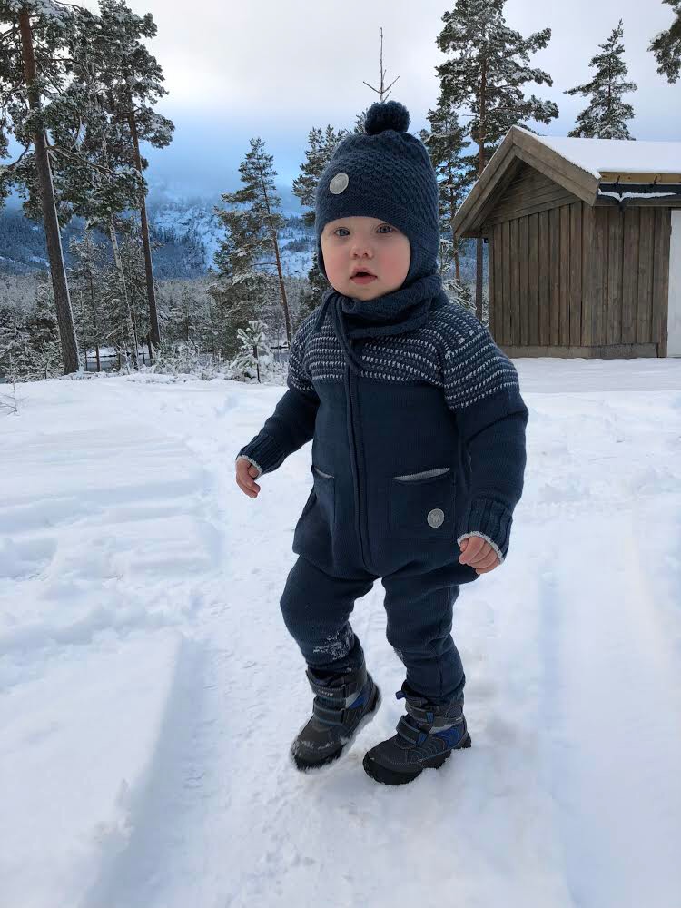 Ciepły kombinezon z wełny merino Norweski Design