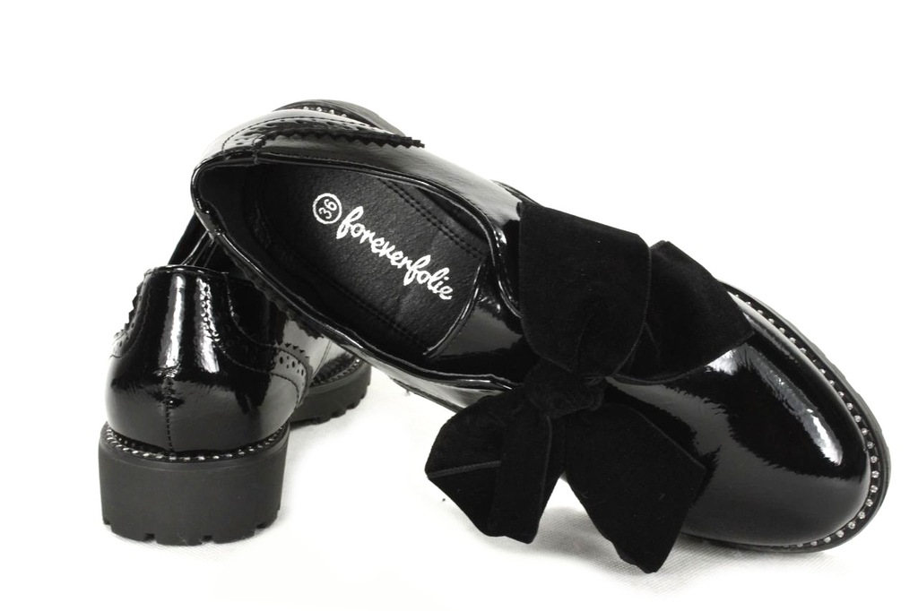 W58 BUTY PÓŁBUTY DAMSKIE JESIEŃ CZARNE BUTY r38