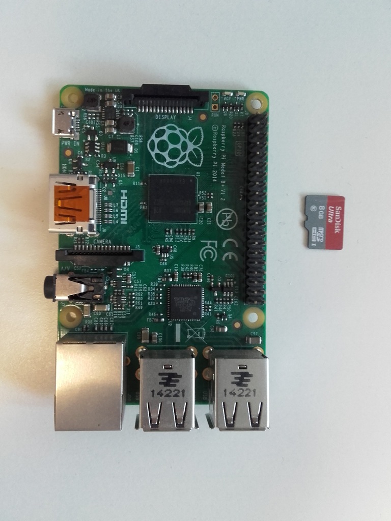 Raspberry pi 2 B+ v1.2 SD 8GB