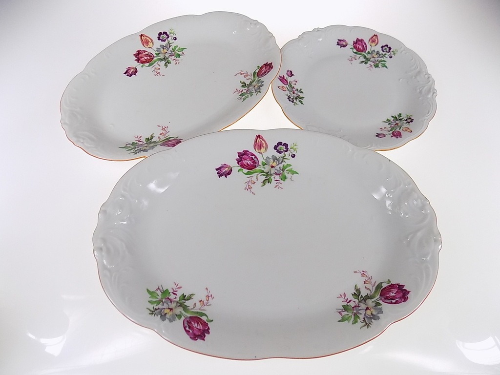 porcelana WAŁBRZYCH Krzysztof 3 półmiski