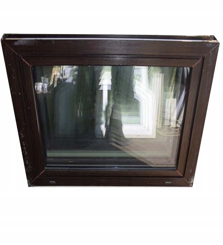 DOWÓZ kraj Okna PLASTIKOWE 103X86 brąz brązowe