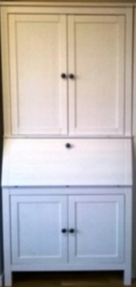 Ikea Hemnes Sekretarzyk Biurko Nadstawka Bialy 7499953294 Oficjalne Archiwum Allegro