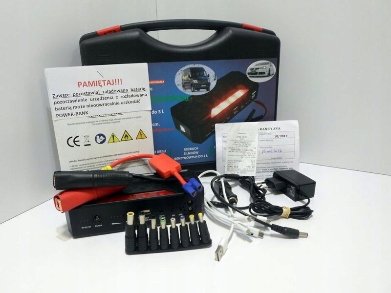PROSTOWNIK Z ROZRUCHEM POWER BANK STARTER 16500MA