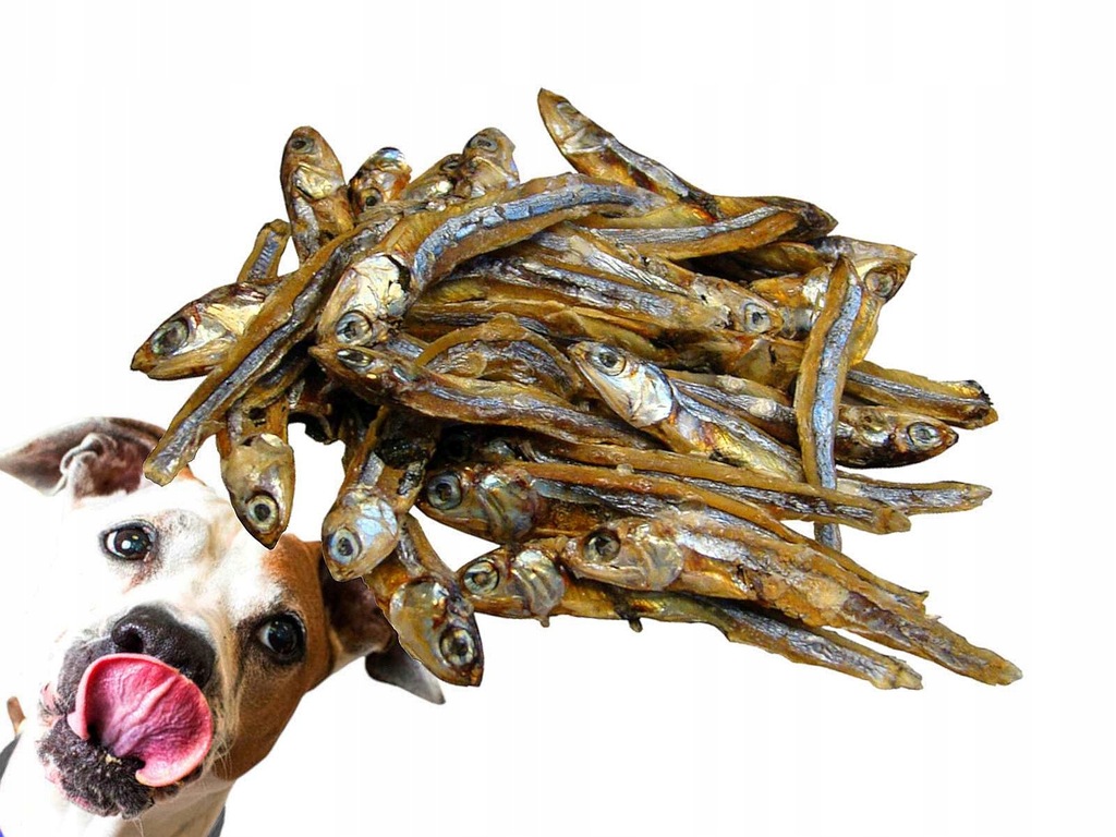 Przysmak KAWAŁKI suszone z ryb dla PSA psów