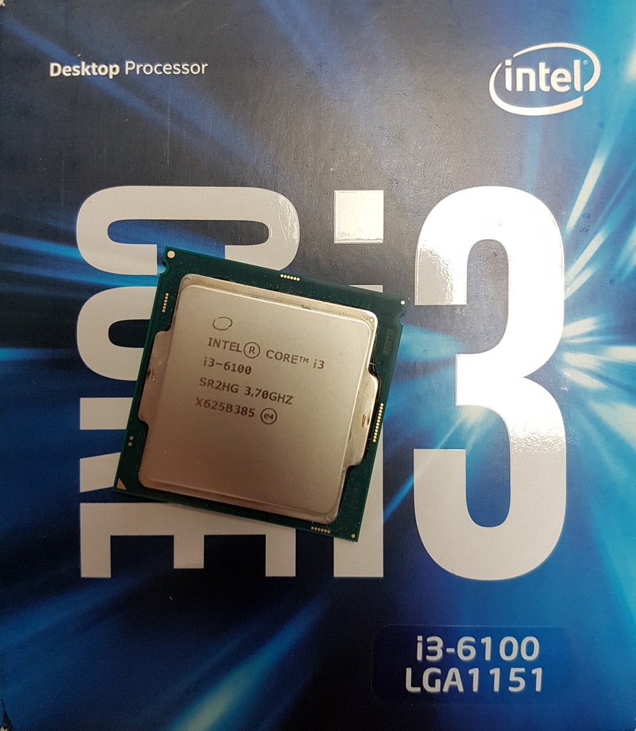 Intel Core i3 6100 SkyLake LGA1151 2x3,7GHz Box