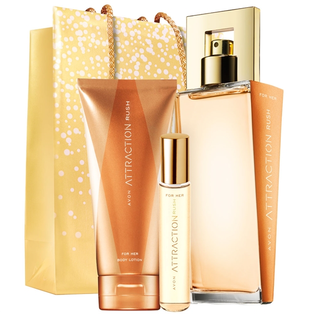 *AVON* ZESTAW ATTRACTION RUSH  3 SZTUKI ONA