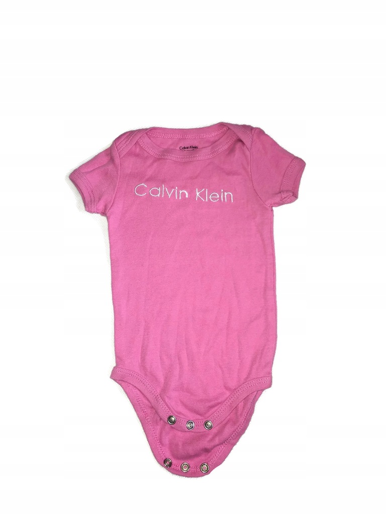 Różowe body niemowlęce Calvin Klein 3-6 M