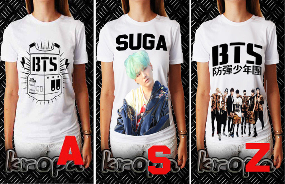 Koszulka BTS BANGTAN BOYS duży wybór 21 WZORÓW