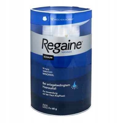 REGAINE FOAM PIANKA 5% MINOXIDIL 3*60 ml łysienie
