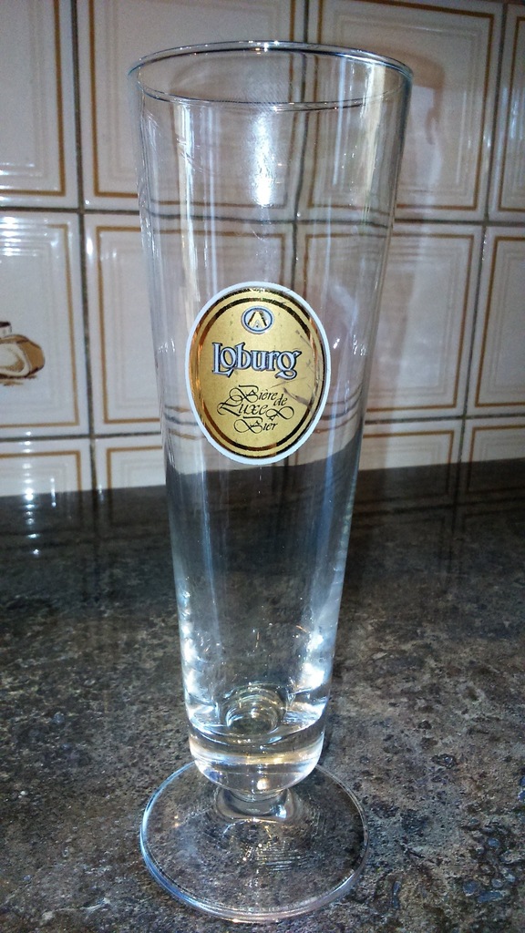 Belgijski Pokal do piwa Leuven Loburg Biere de Lux