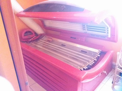 SOLARIUM - Łóżko ( bez lamp )