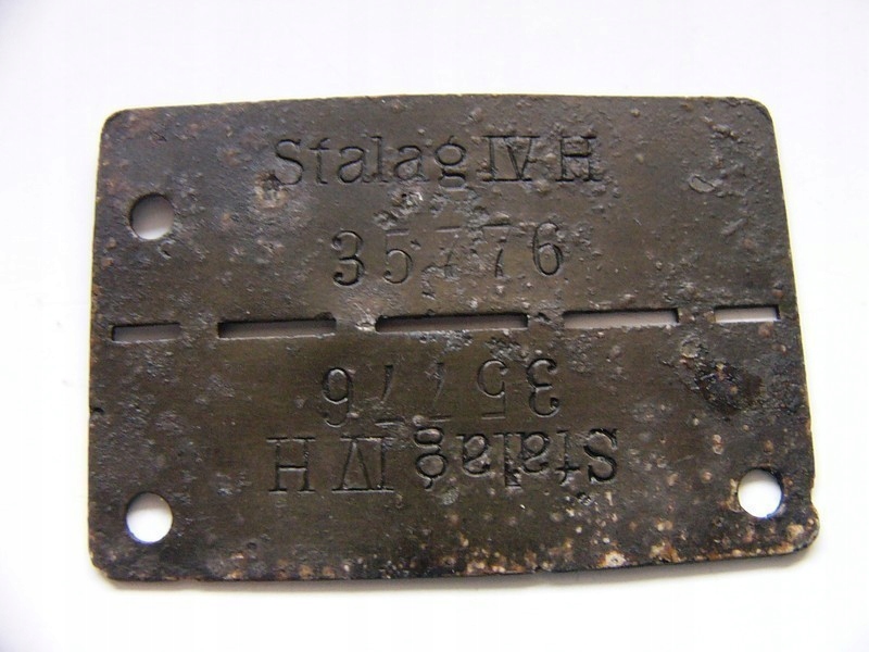 nieśmiertelnik Stalag IV H, Zeithain